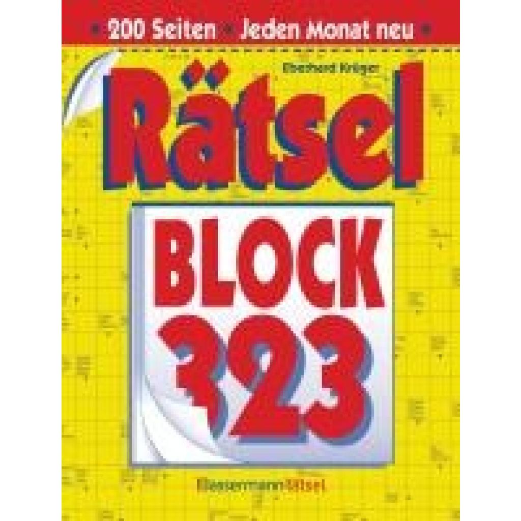 9783809468622 - Krüger Eberhard Rätselblock 323 (5 Exemplare à 299 EUR)