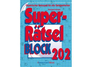 9783809468691 - Superrätselblock 202 (5 Exemplare à 499 EUR) - Eberhard Krüger Kartoniert (TB)
