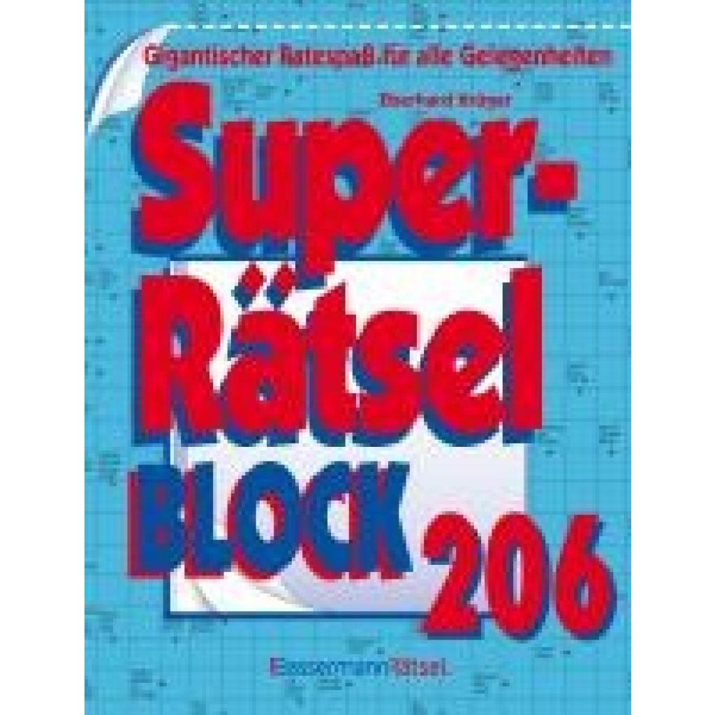 9783809468738 - Krüger Eberhard Superrätselblock 206 (5 Exemplare à 499 EUR)