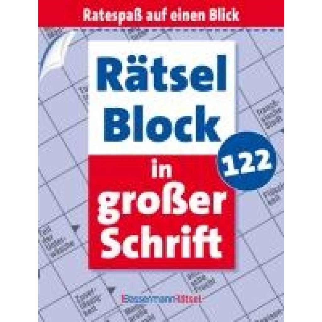 9783809468844 - Krüger Eberhard Rätselblock in großer Schrift 122 (5 Exemplare à 299 EUR)