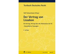 9783811447431 - Textbuch Deutsches Recht   Der Vertrag von Lissabon Kartoniert (TB)