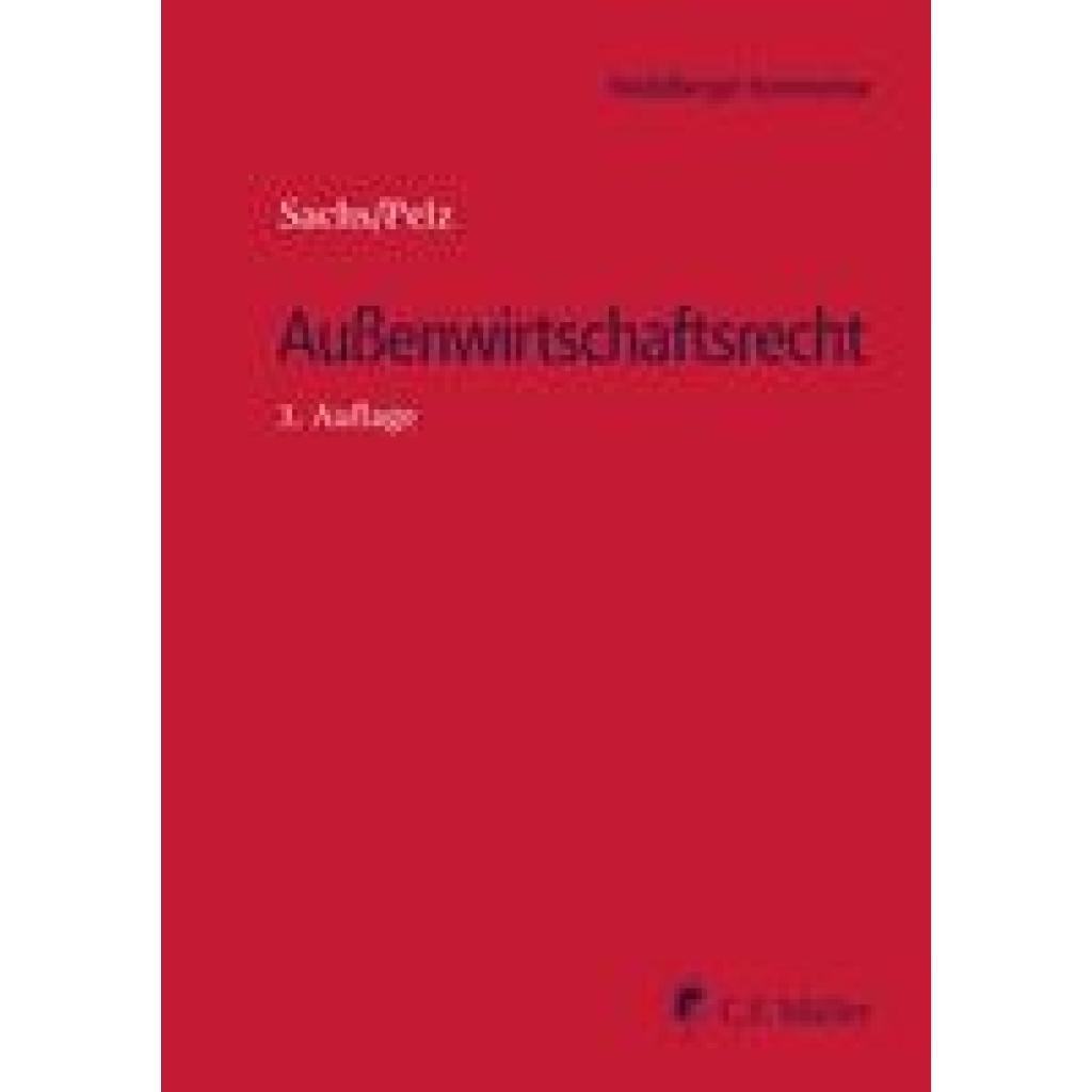 9783811455757 - Abersfelder Tobias Valentin Außenwirtschaftsrecht