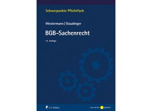 9783811457362 - BGB-Sachenrecht - Harm Peter Westermann Ansgar Staudinger Kartoniert (TB)