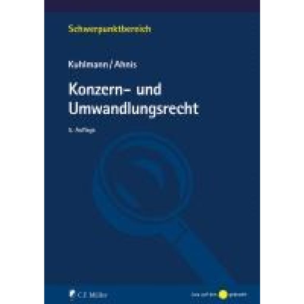 9783811458413 - Kuhlmann Jens Konzern- und Umwandlungsrecht