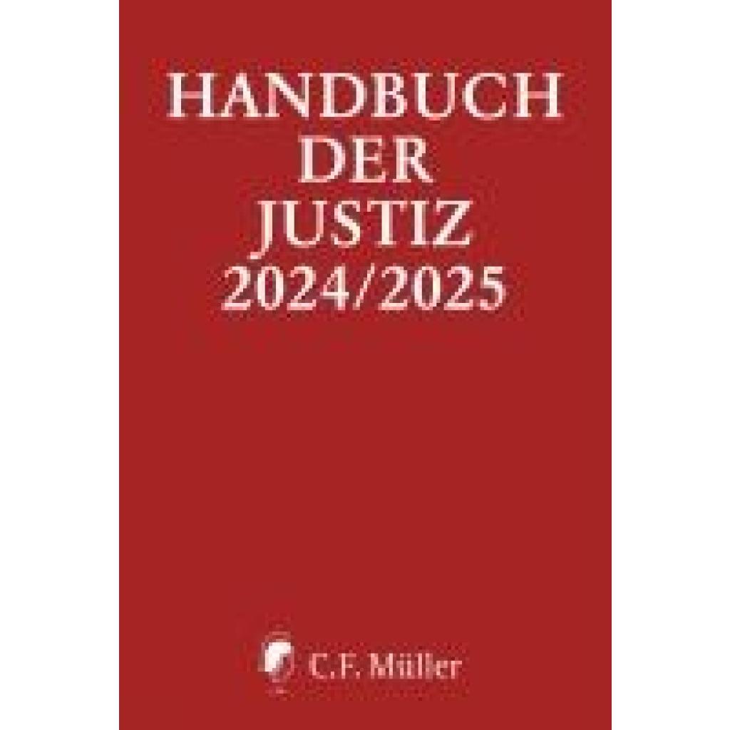 9783811460669 - Handbuch der Justiz 2024 2025