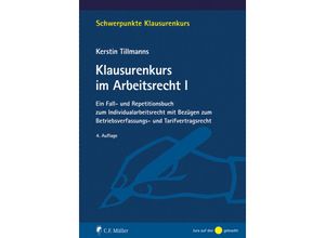 9783811461642 - Klausurenkurs im Arbeitsrecht I - Kerstin Tillmanns Kartoniert (TB)