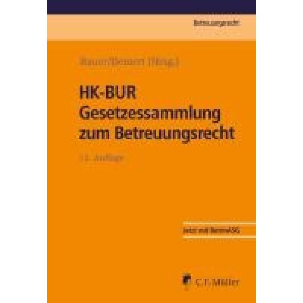 9783811462625 - HK-BUR Gesetzessammlung zum Betreuungsrecht