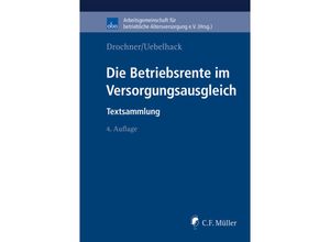 9783811469693 - aba-Buch   Die Betriebsrente im Versorgungsausgleich - Sabine Drochner Birgit Uebelhack Kartoniert (TB)