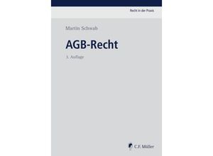 9783811474444 - Recht in der Praxis   AGB-Recht - Martin Schwab Kartoniert (TB)