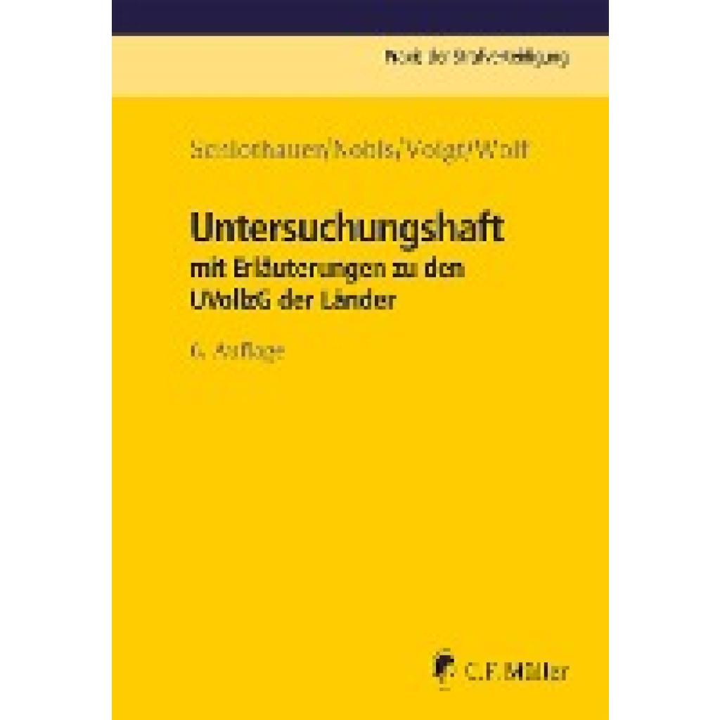 9783811487697 - Schlothauer Reinhold Untersuchungshaft