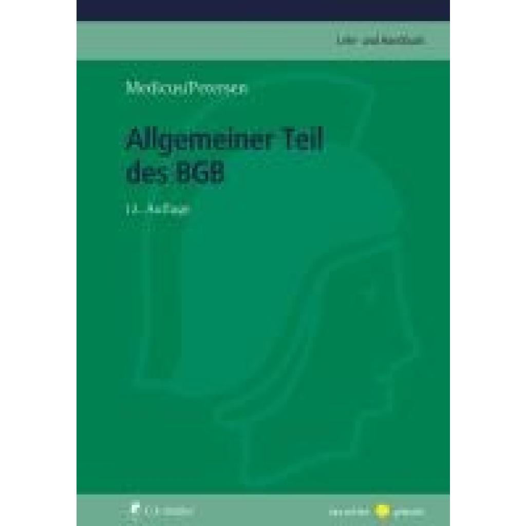 9783811489660 - Medicus Dieter Allgemeiner Teil des BGB