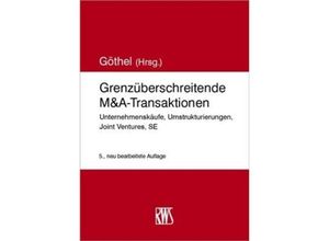 9783814530093 - Grenzüberschreitende M&A-Transaktionen Kartoniert (TB)