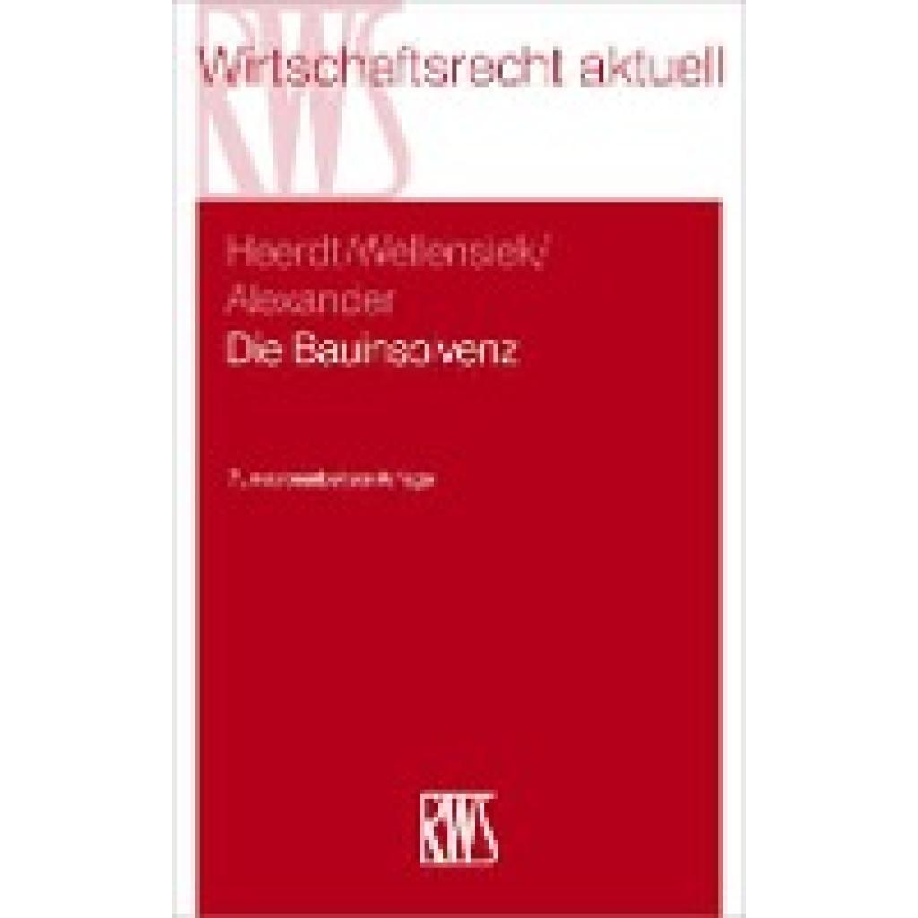 9783814563046 - Alexander Katja Die Bauinsolvenz