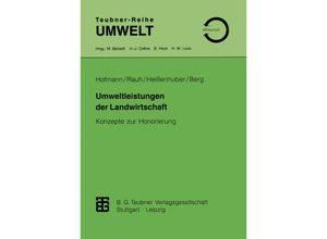 9783815435236 - Teubner-Reihe Umwelt   Umweltleistungen der Landwirtschaft Kartoniert (TB)