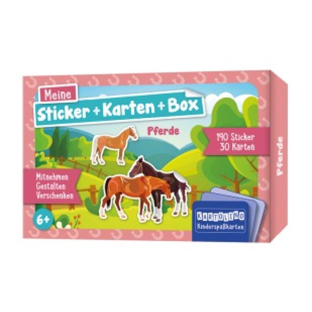 9783817447046 - Martins Isabel Meine Sticker + Karten + Box - Pferde