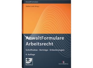 9783824016365 - AnwaltFormulare Arbeitsrecht Gebunden