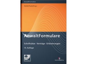 9783824016709 - AnwaltFormulare - Wolfgang Werber Katja Schmitz Wolfgang Walchner Thomas Heidel Gebunden