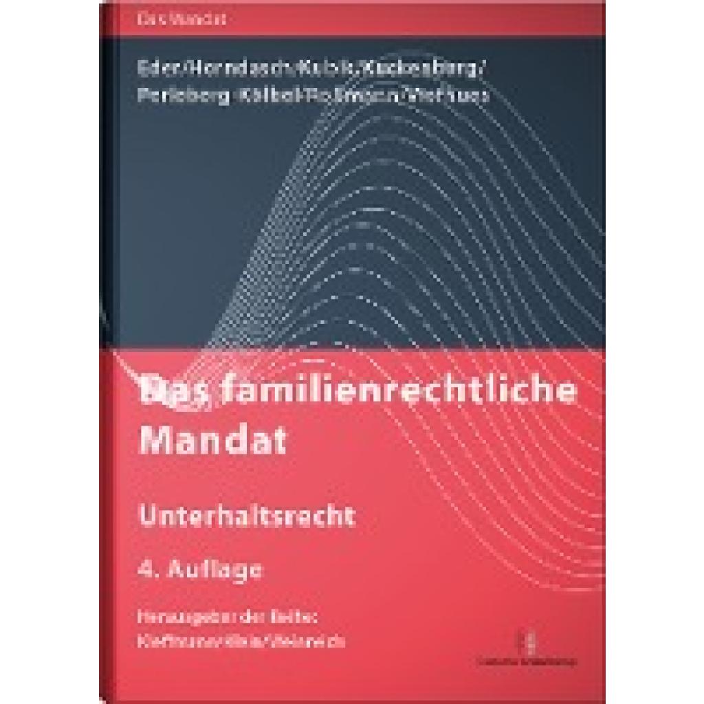 9783824017171 - Eder Thomas Das familienrechtliche Mandat - Unterhaltsrecht