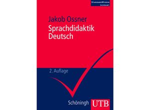 9783825228071 - Sprachdidaktik Deutsch - Jakob Ossner Taschenbuch