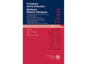 9783825395520 - To Instruct and to Entertain - Medieval Didactic Dialogues Kartoniert (TB)