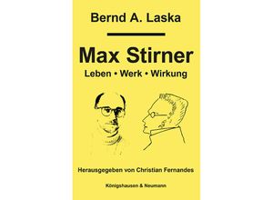 9783826085901 - Max Stirner - Bernd A Laska Kartoniert (TB)