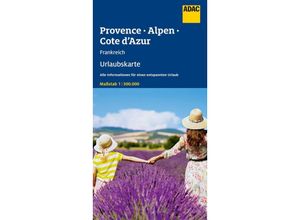 9783826406157 - Urlaubskarte Provence Französiche Alpen Cote dAzur 1300000 Karte (im Sinne von Landkarte)