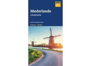 9783826423376 - ADAC LänderKarte   ADAC Länderkarte Niederlande 1300000 Karte (im Sinne von Landkarte)