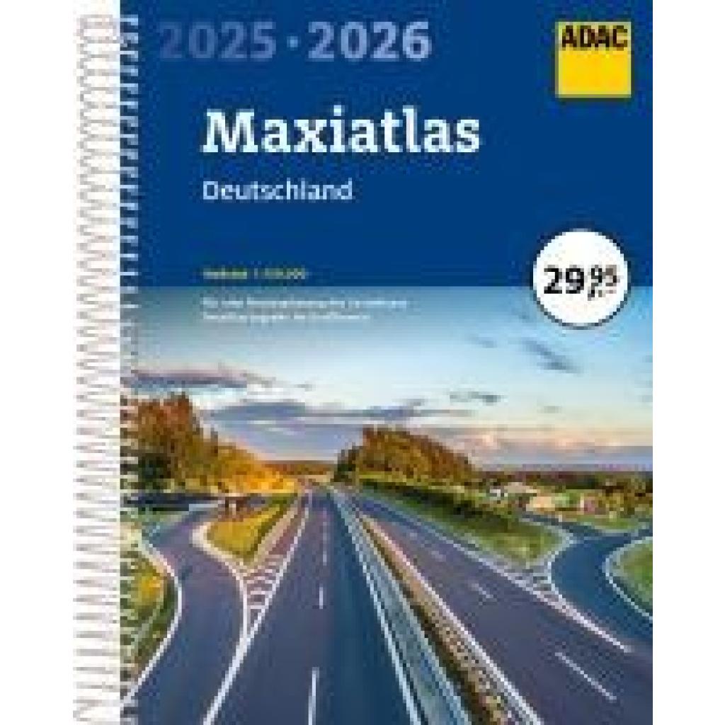 9783826423628 - ADAC Maxiatlas 2025 2026 Deutschland 1150000