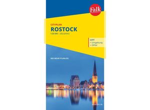 9783827900340 - Falk Cityplan Rostock 121000 Karte (im Sinne von Landkarte)