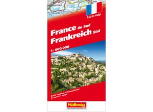 9783828309227 - Hallwag Strassenkarten   Hallwag Straßenkarte Frankreich Süd 1600 000 Karte (im Sinne von Landkarte)