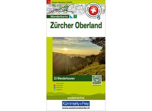 9783828309548 - Zürcher Oberland Nr 01 Touren-Wanderkarte 150 000 Karte (im Sinne von Landkarte)