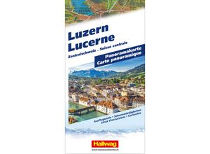 9783828310834 - Luzern Zentralschweiz Panoramakarte Karte (im Sinne von Landkarte)