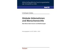 9783828839557 - Globale Unternehmen und Menschenrechte - Christoph Oslislo Kartoniert (TB)