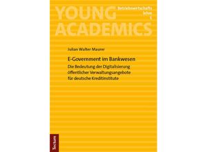 9783828849716 - E-Government im Bankwesen - Julian Walter Maurer Kartoniert (TB)