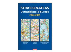 9783828940840 - Straßenatlas Deutschland & Europa 2024 2025 Geheftet