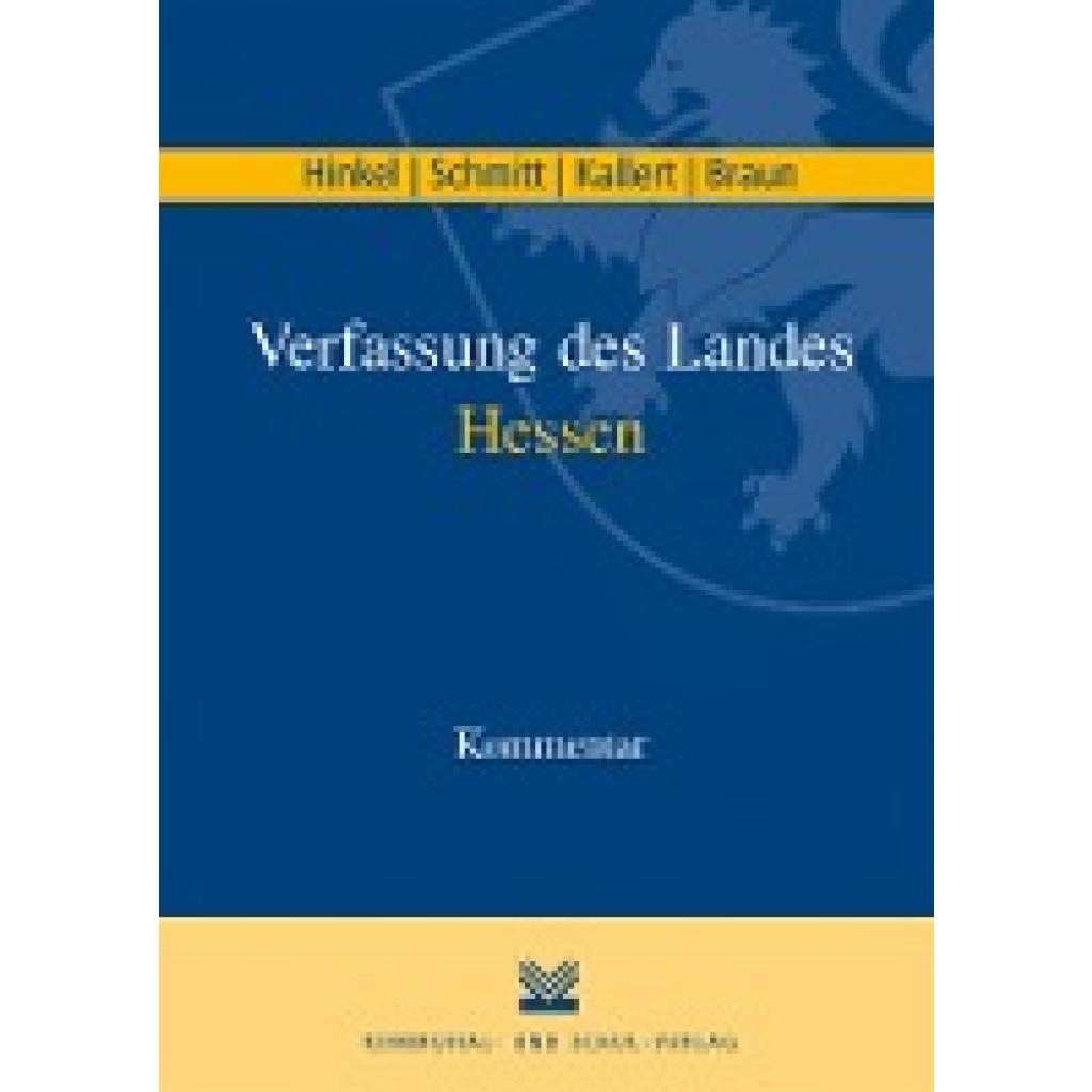 9783829311359 - Baudewin Christian Verfassung des Landes Hessen