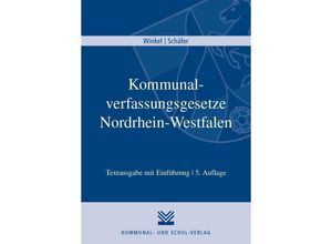 9783829314886 - Kommunalverfassungsgesetze Nordrhein-Westfalen Kartoniert (TB)