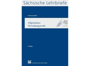 9783829315166 - Sächsische Lehrbriefe   Allgemeines Verwaltungsrecht (SL 10) - Claudia Conradi Marita Hasebrink Kartoniert (TB)