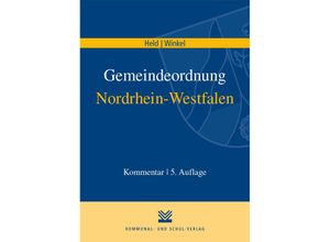 9783829315692 - Gemeindeordnung Nordrhein-Westfalen Gebunden