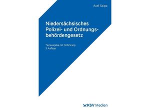 9783829316743 - Niedersächsisches Polizei- und Ordnungsbehördengesetz (NPOG) - Axel Saipa Kartoniert (TB)