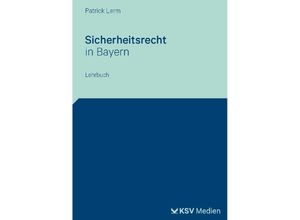 9783829318365 - Sicherheitsrecht in Bayern - Patrick Lerm Kartoniert (TB)