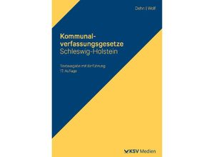 9783829318730 - Kommunalverfassungsgesetze Schleswig-Holstein Kartoniert (TB)