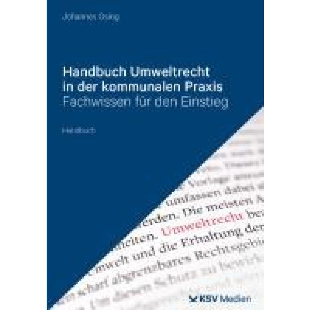 9783829318976 - Osing Johannes Handbuch Umweltrecht in der kommunalen Praxis