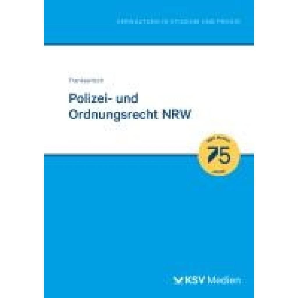 9783829319164 - Frankewitsch Annegret Polizei- und Ordnungsrecht NRW