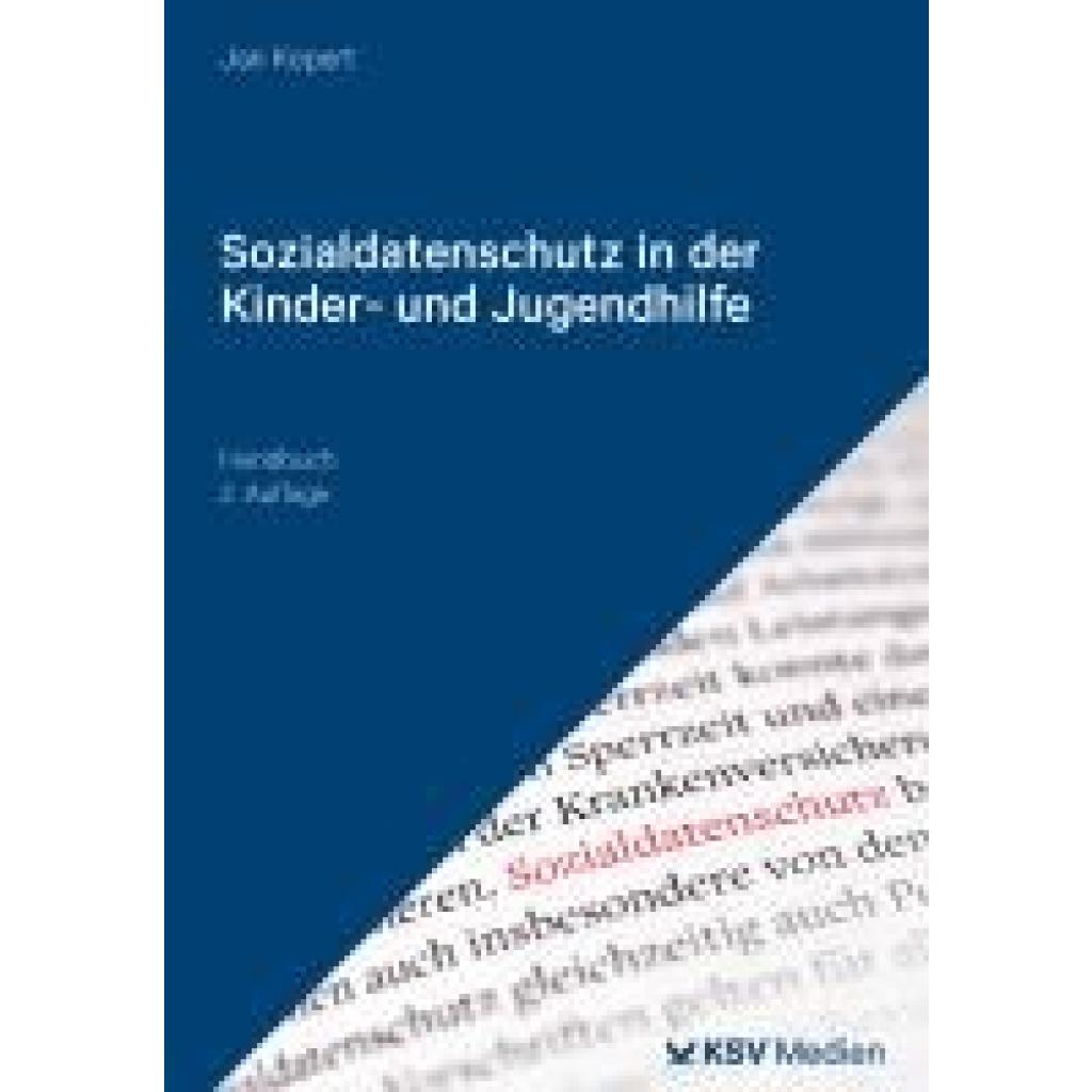9783829319263 - Kepert Jan Sozialdatenschutz in der Kinder- und Jugendhilfe