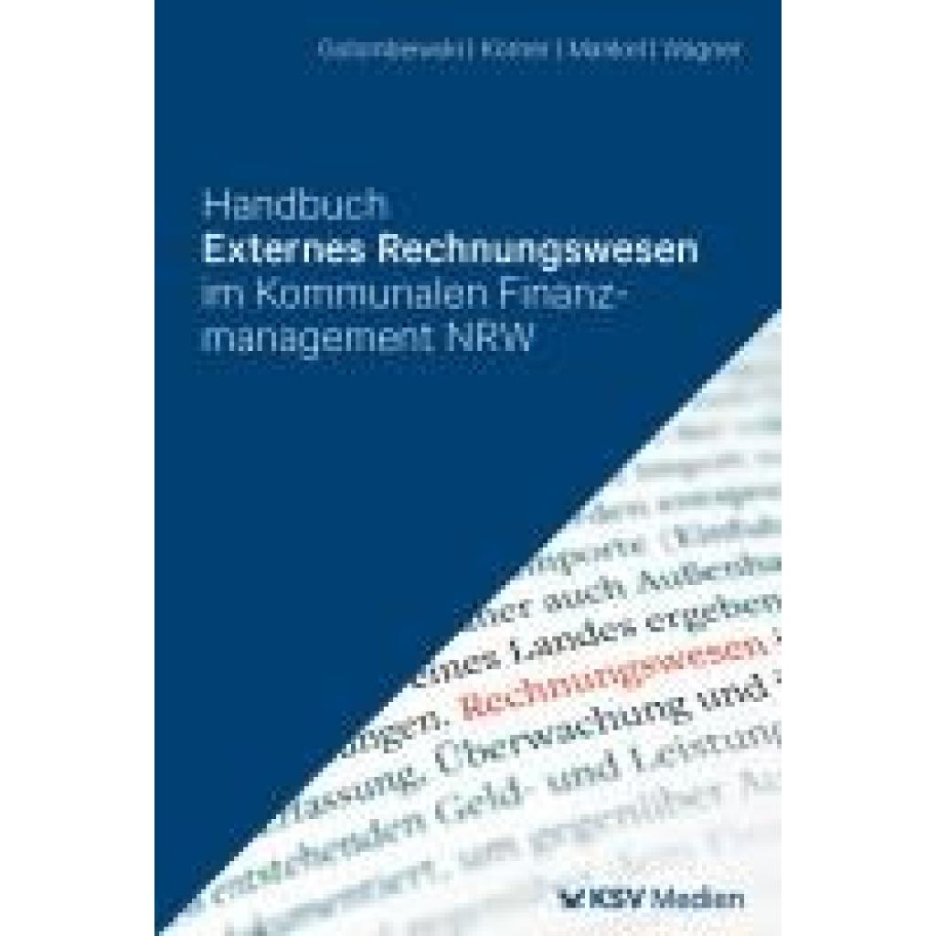 9783829319270 - Golombiewski Bettina Externes Rechnungswesen im Kommunalen Finanzmanagement NRW