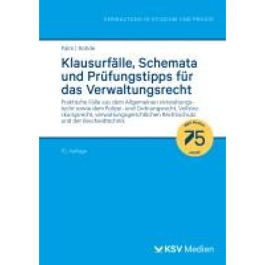 9783829319423 - Palm Thomas Klausurfälle Schemata und Prüfungstipps für das Verwaltungsrecht