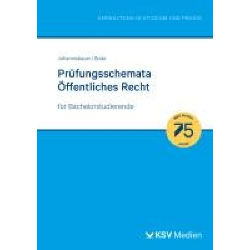 9783829319539 - Johannisbauer Christoph Prüfungsschemata Öffentliches Recht