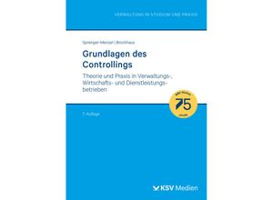 9783829319584 - Grundlagen des Controllings - Michael Thomas P Sprenger-Menzel Christian P Brockhaus Kartoniert (TB)