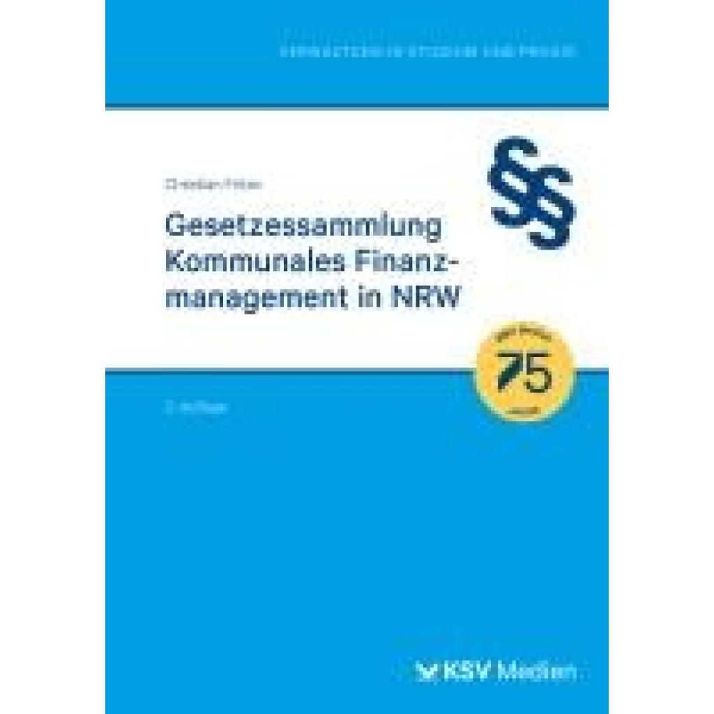 9783829319621 - Fritze Christian Gesetzessammlung Kommunales Finanzmanagement in NRW
